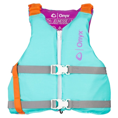Onyx Outdoor Onyx Youth Universal Paddle Vest - Aqua 121900-505-002-21